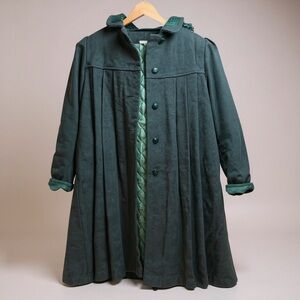 Emerald 1950s Cape Jacket Cashmere And Wool